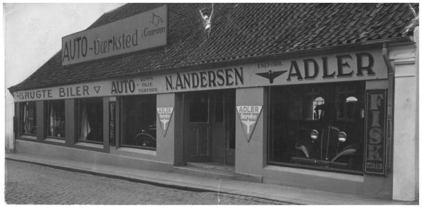 Adler-forhandler N. Andersen, Hjørring