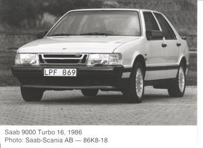 SAAB 9000 turbo 16 - 1986