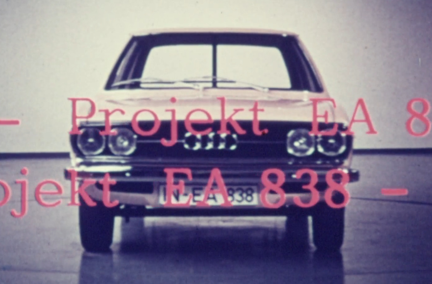 Audi projekt EA838 - Audi 80 intro